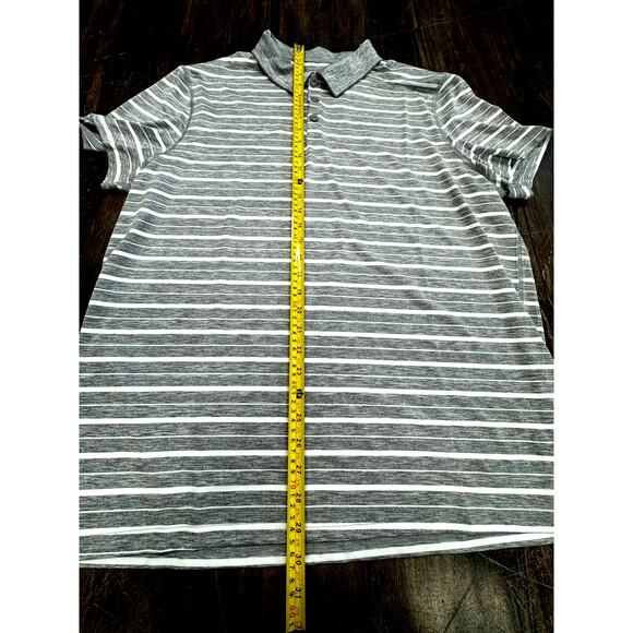 NWT!! Mountain Warehouse Active Gray & White Polo, ISOCOOL, Size XL, - Picture 4 of 10